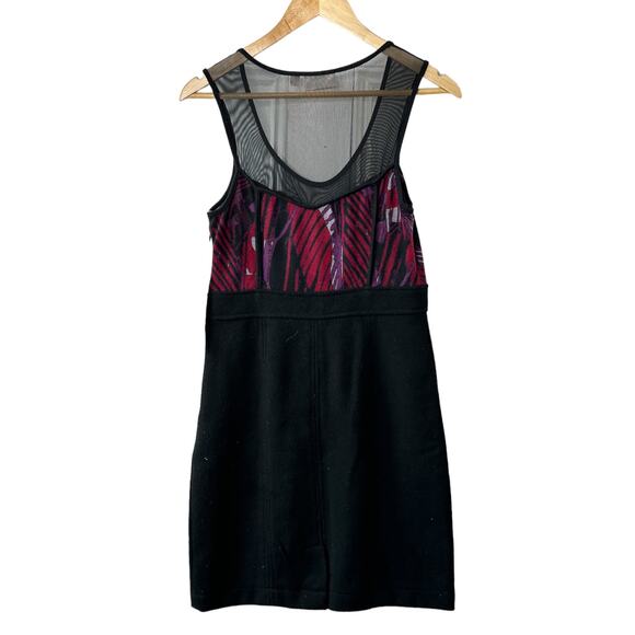 Kenar Black Sleeveless Sheath Dress Sheer Chest & Back Women's Sz 6 NEW - Picture 7 of 9